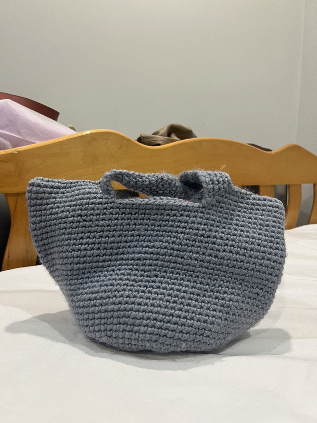 Handmade knit bag #freecycle - photo 2