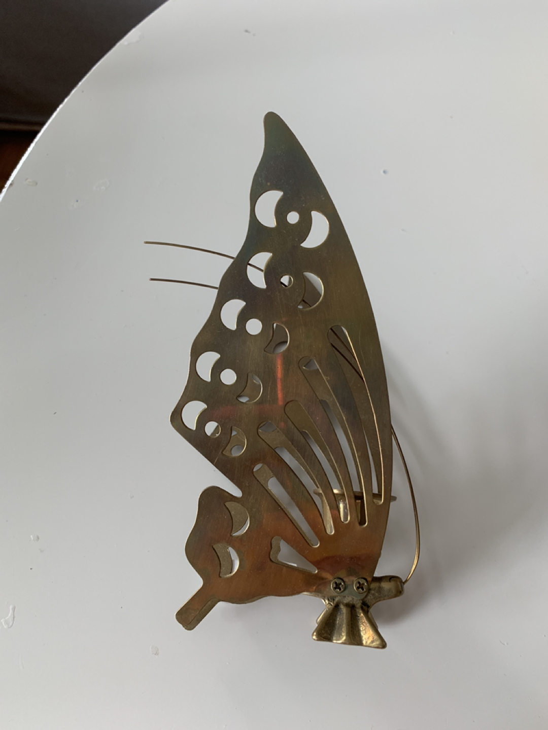Brass Butterfly Candle Holder image indicator(2)