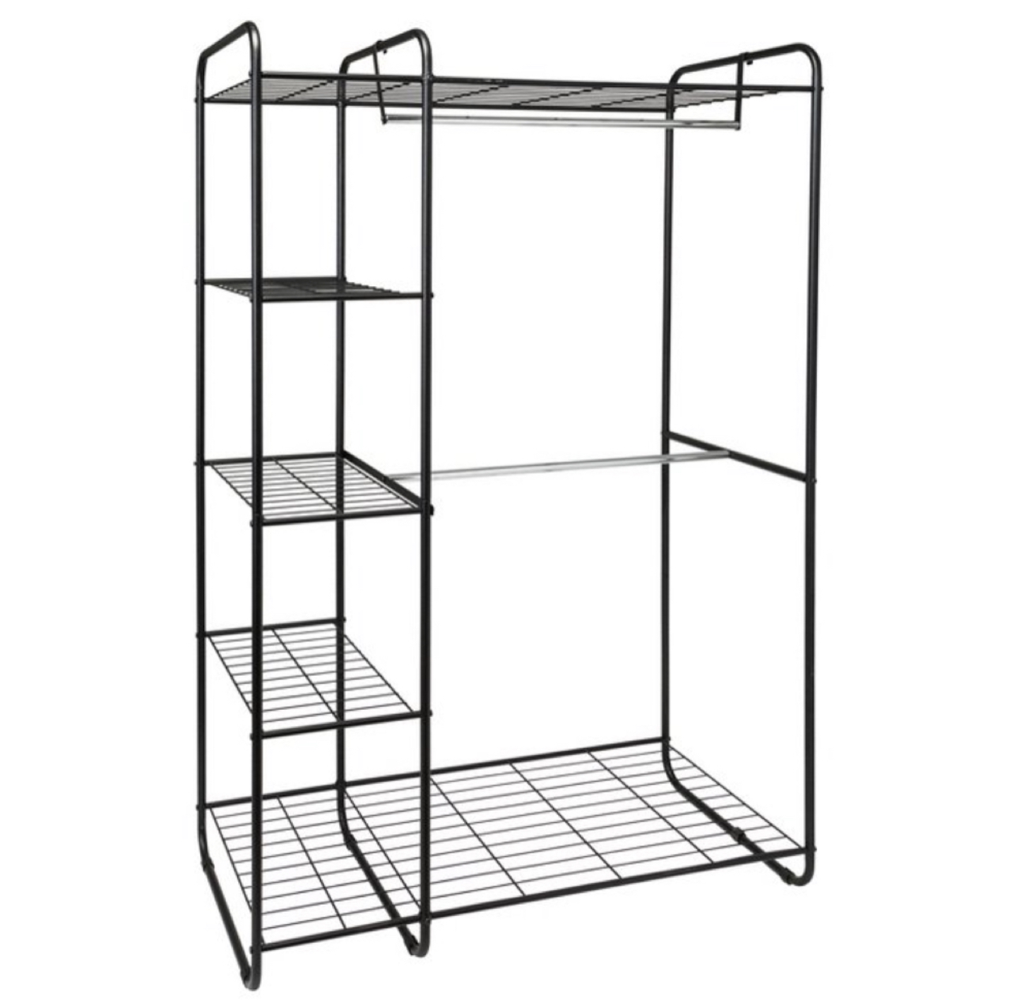 Black standing closet