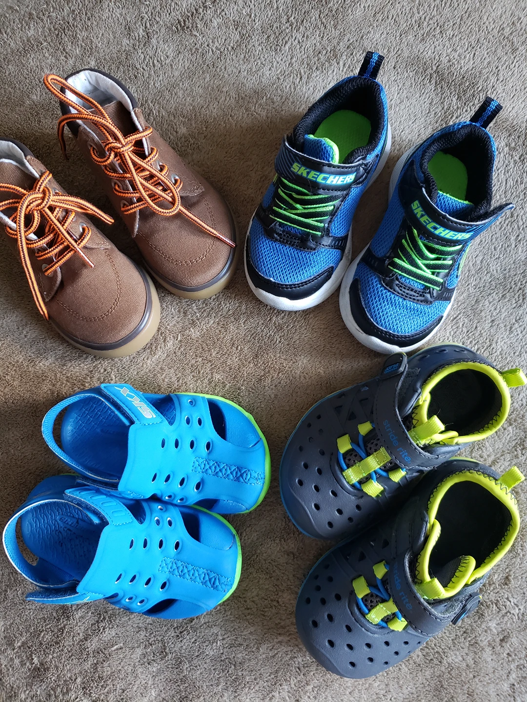 Baby sandals, running shoes, boots. Offer your price.