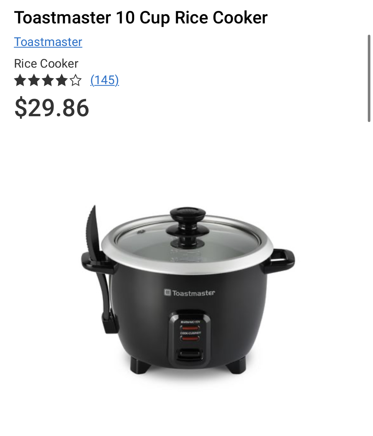 Rice cooker-10 cups thumbnail