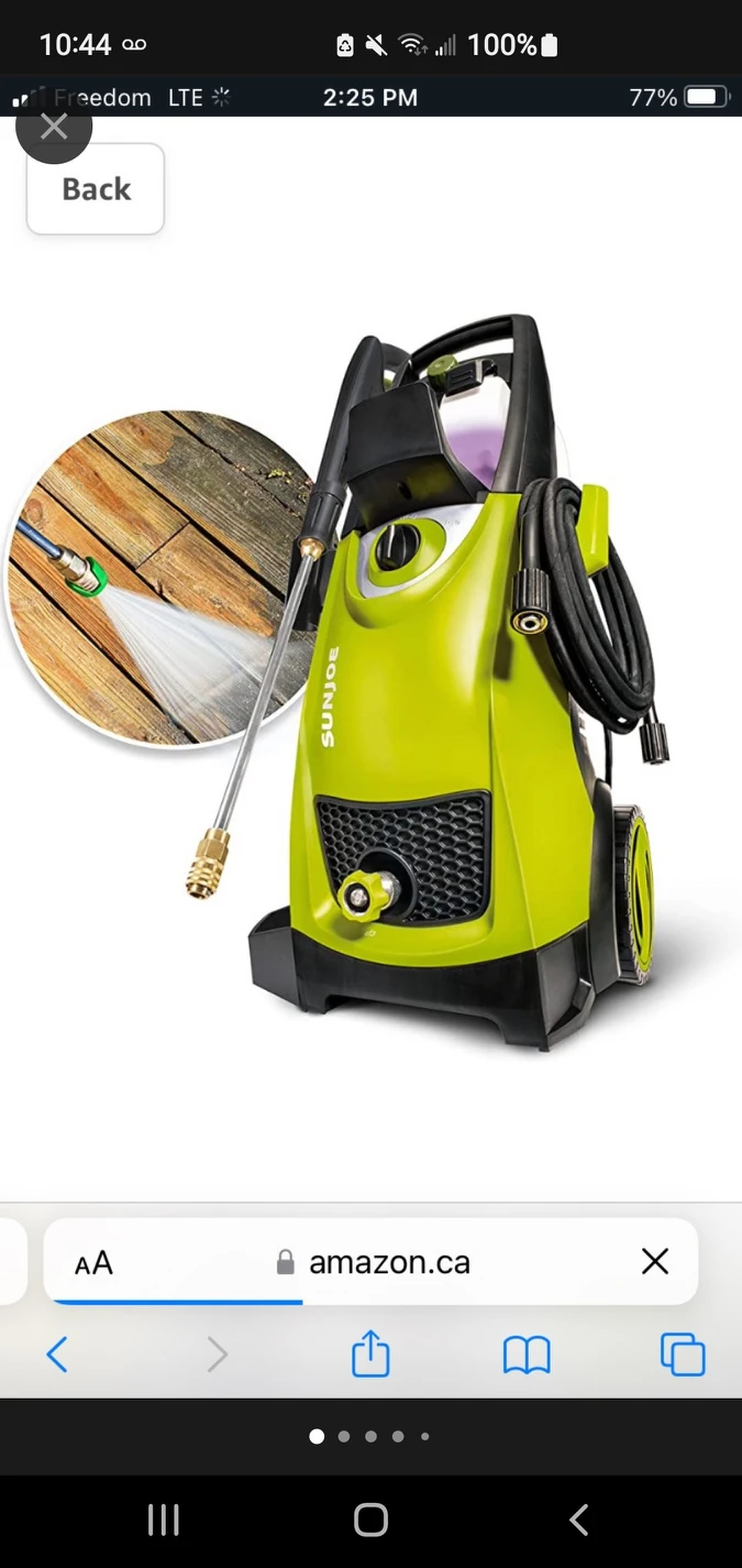 Pressure washer / sunjoe spx3000