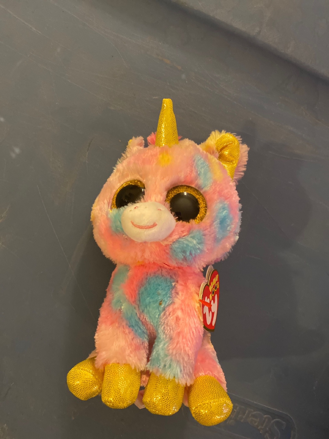 TY Beanie Babies Plush Unicorn collectible thumbnail