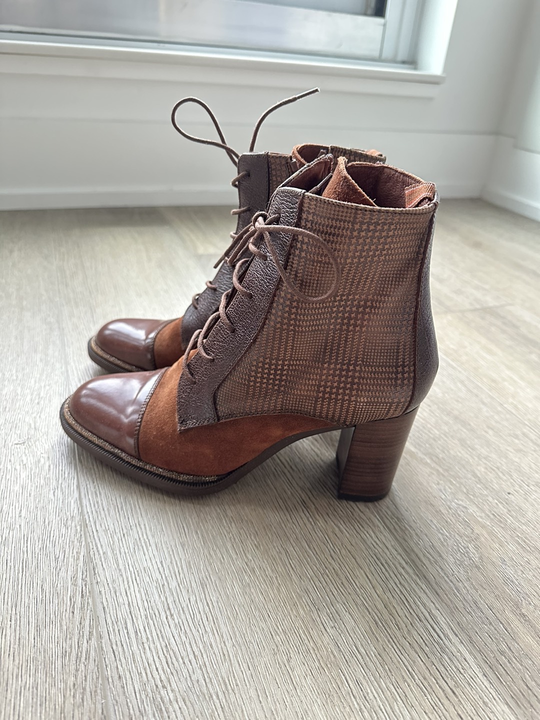 Cognac Leather Ankle Boots image indicator(3)