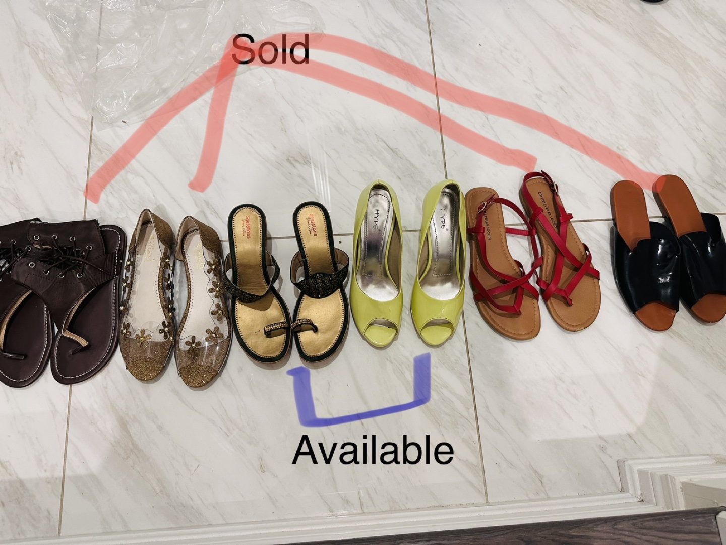 Only 2 left Size 8,9 (38,39)