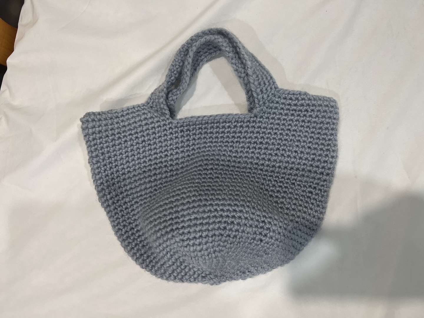 Handmade knit bag #freecycle