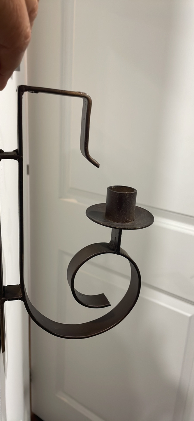Wrought iron wall candle holders image indicator(2)