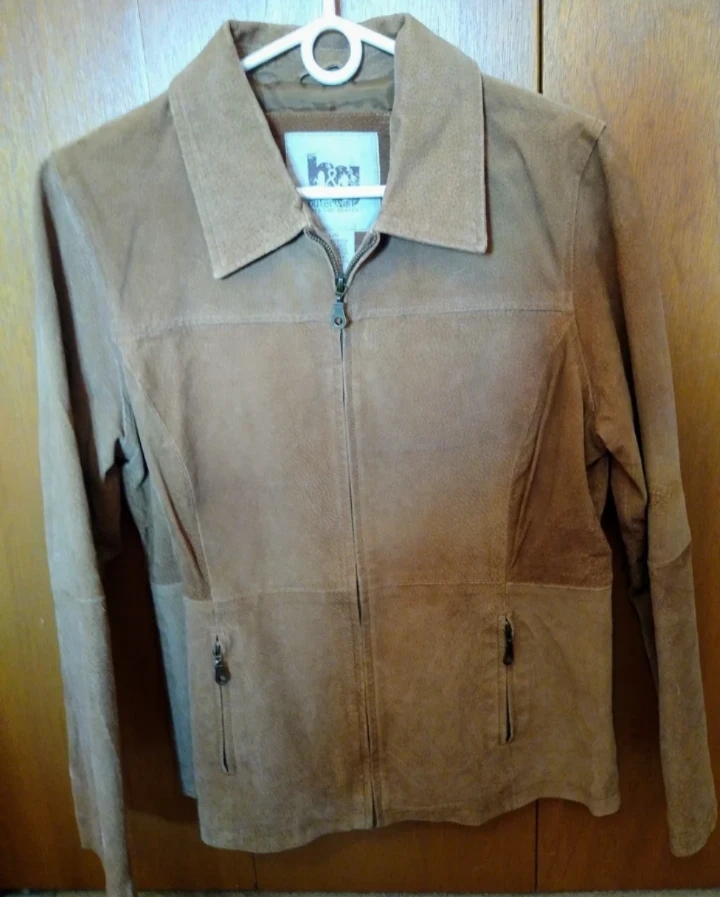 Ladies Genuine Suede Jacket thumbnail
