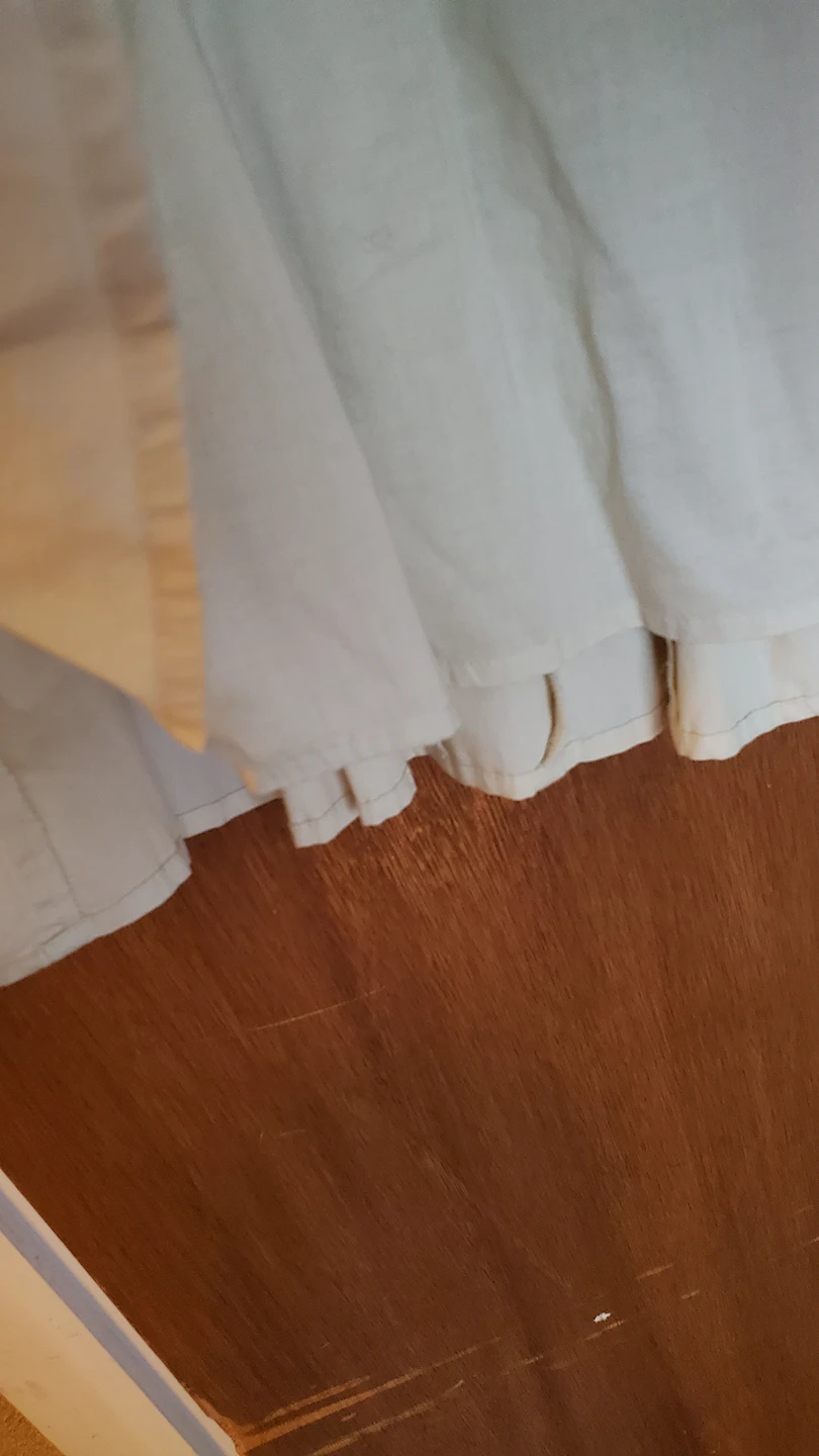 Beige Lined Cotton Skirt image indicator(4)