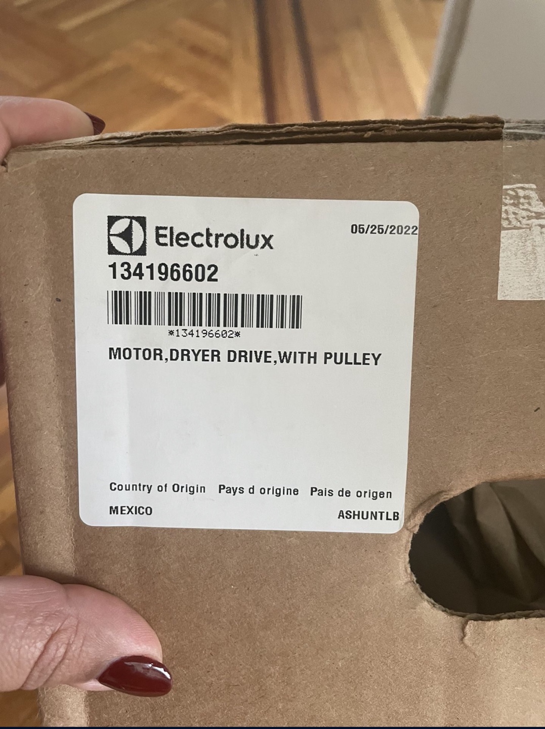 Electrolux Motor dryer Drive with Pulley
