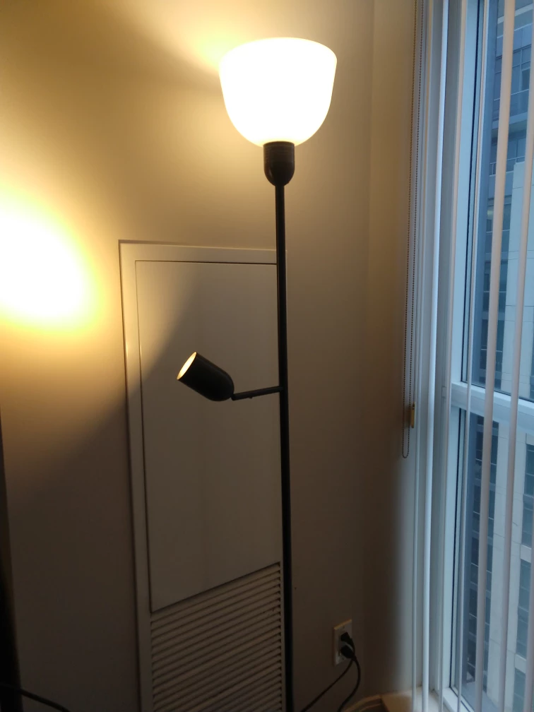 Double living room lamp (moving sale) thumbnail
