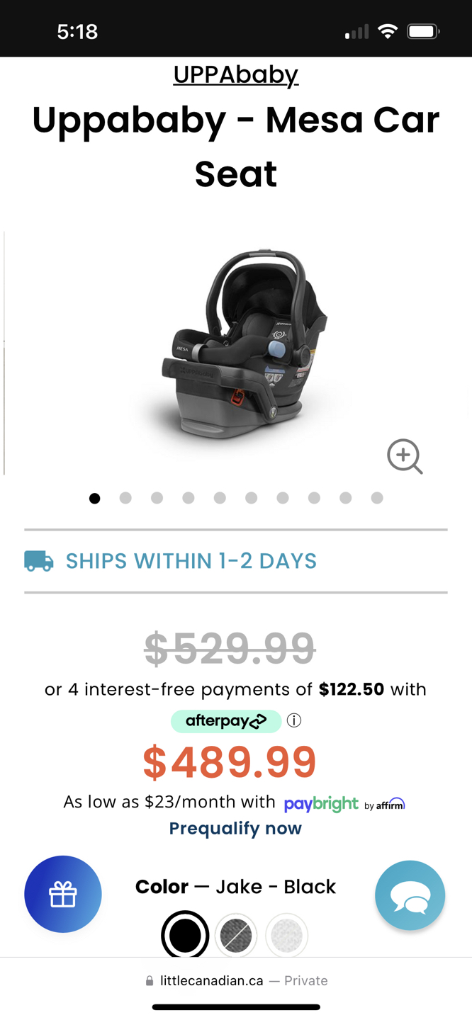 Uppababy - Mesa Car Seat , Baby & Kids