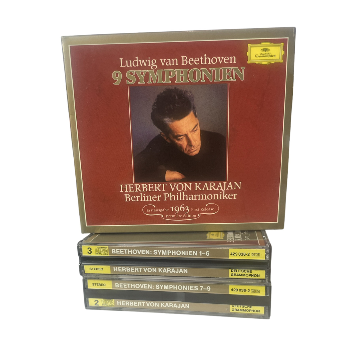 Beethoven / Karajan 9 Symphonien 5 CD Box Set thumbnail