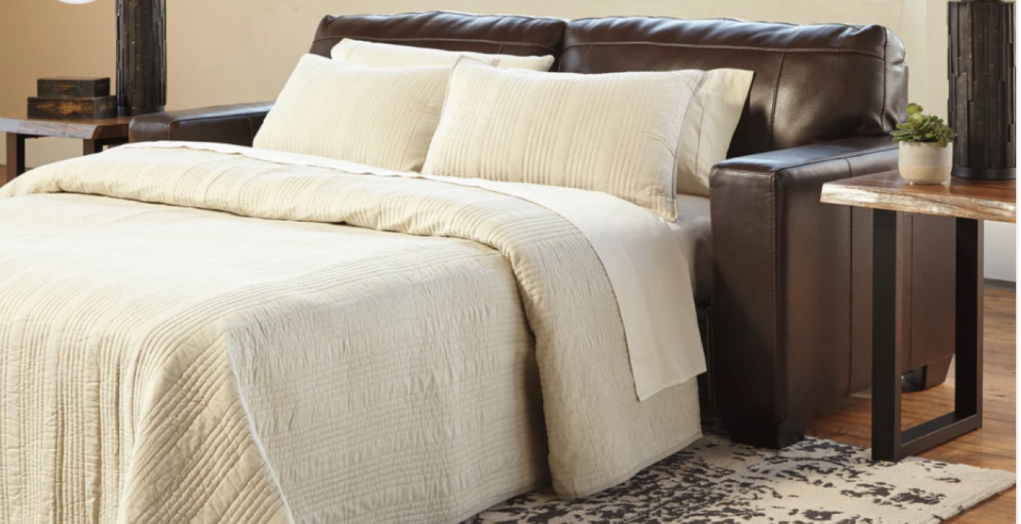 Leather Brand New-Tags on Morelos Queen Sofa-Bed image indicator(2)