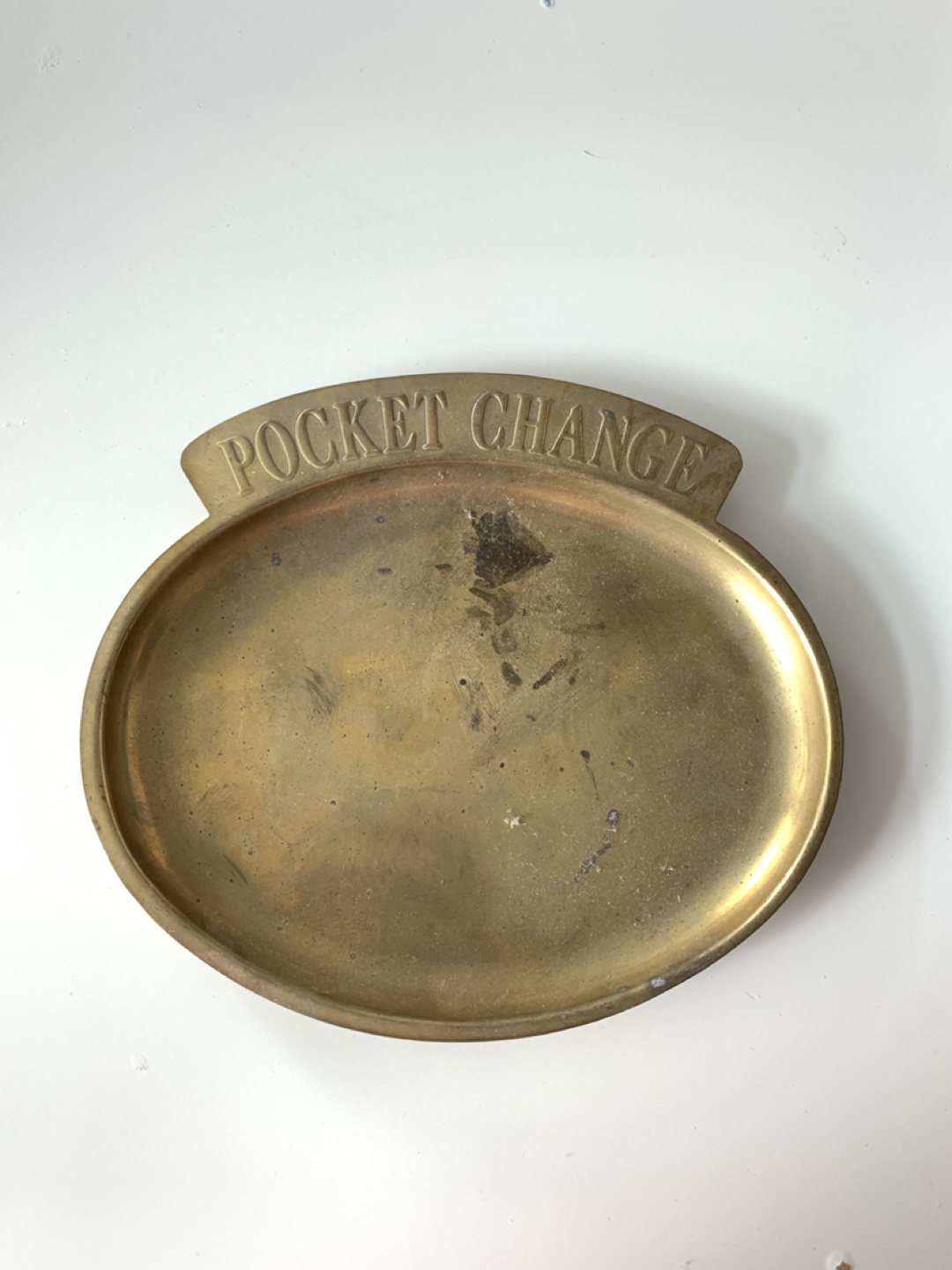 Brass Pocket Change Dish thumbnail