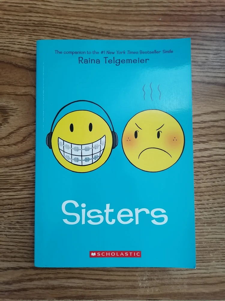 Sisters by Raina Telgemeier graphic novel thumbnail