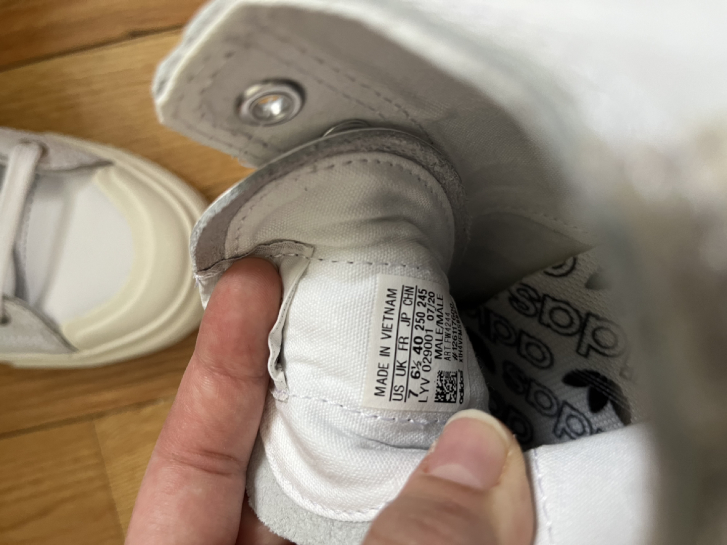 BRAND NEW Adidas High-Top White Sneakers - photo 5