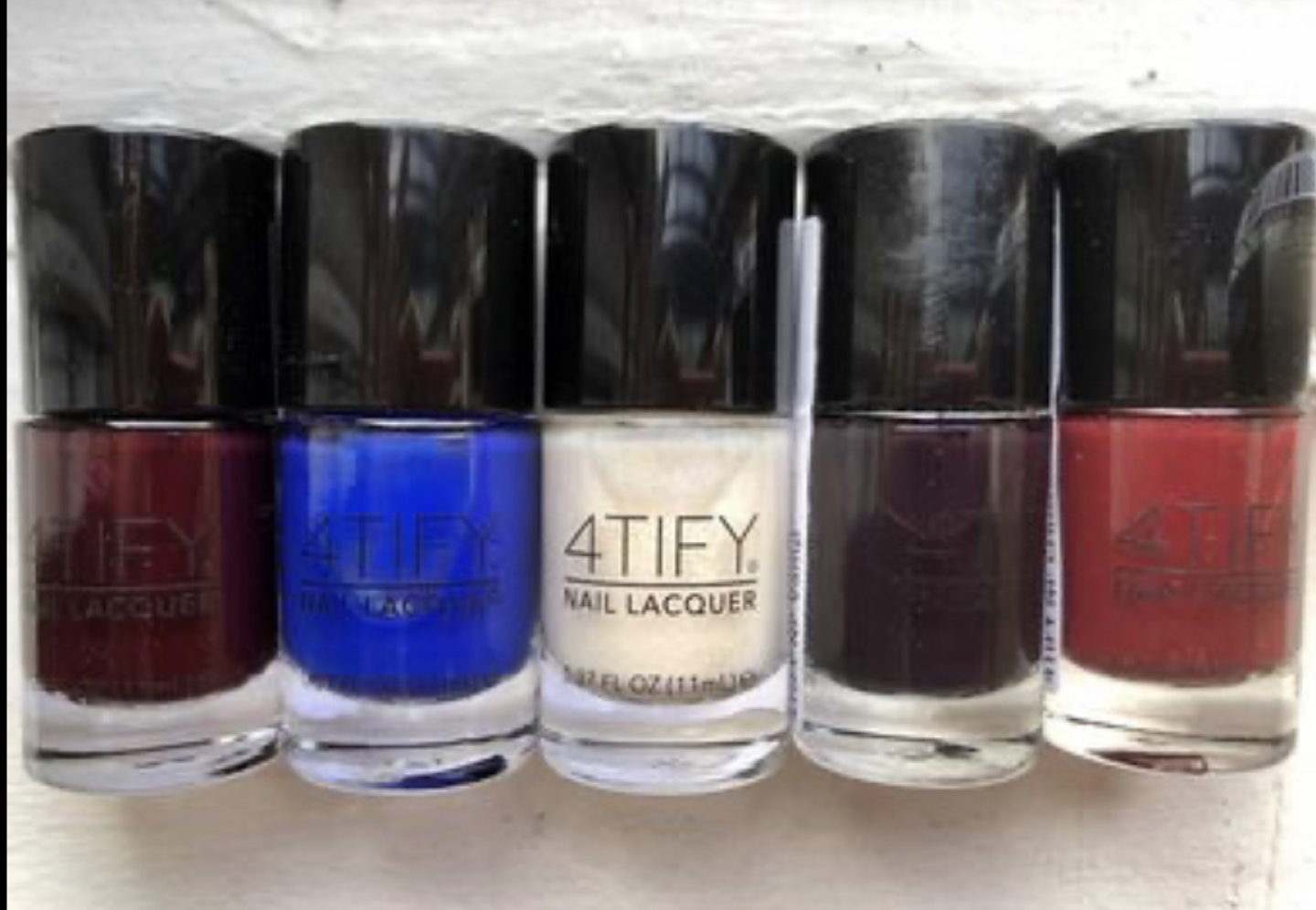 NEW 5 salon-quality nail polish long lasting brilliant colors