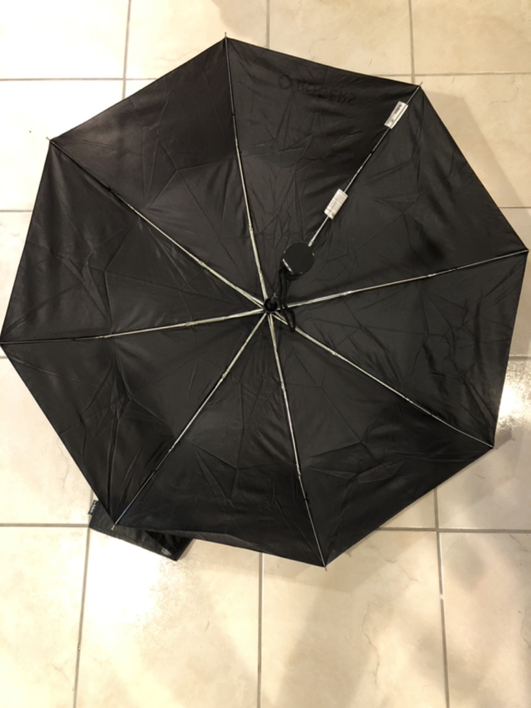 BRAND NEW totes automatic open compact black umbrella @downtown image indicator(4)
