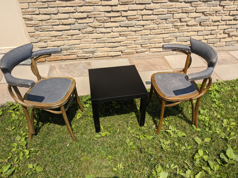 Bistro Set - 2 Chairs and 1 Table - photo 2