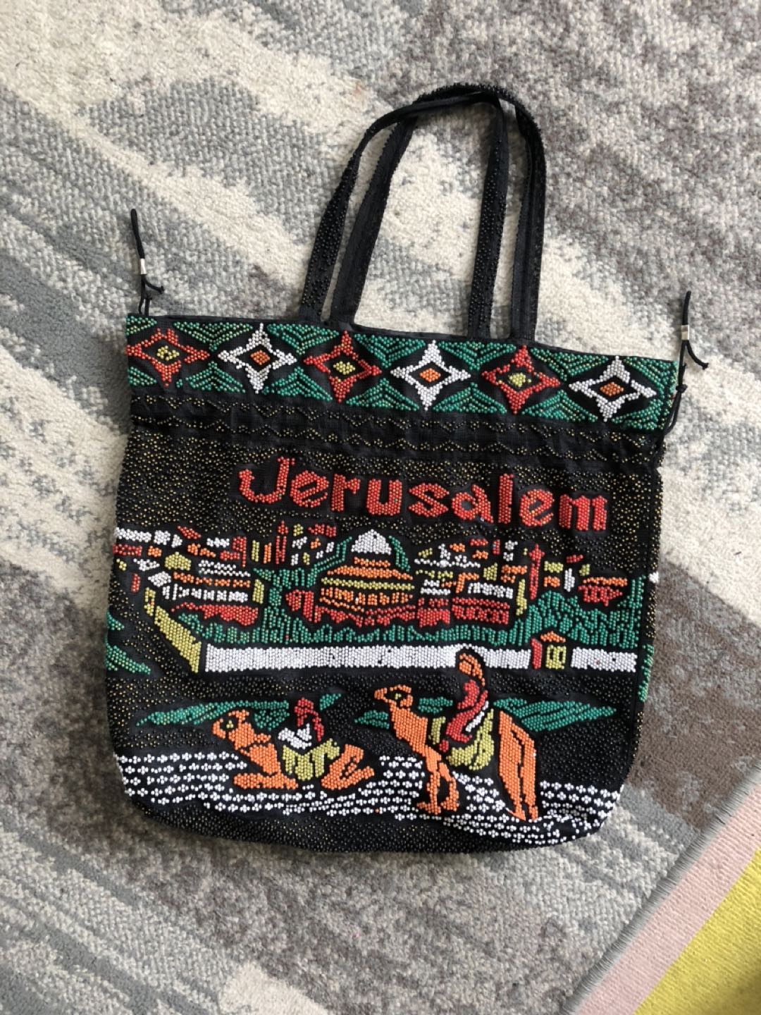 Beaded JERUSALEM tote - photo 3