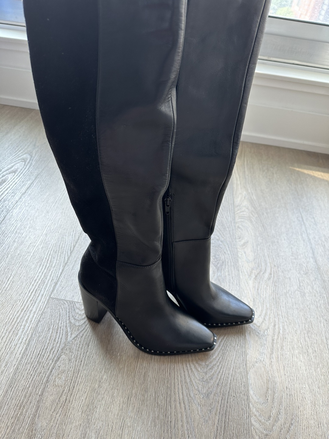 Black Heeled Tall Boots - Moving Sale! image indicator(3)