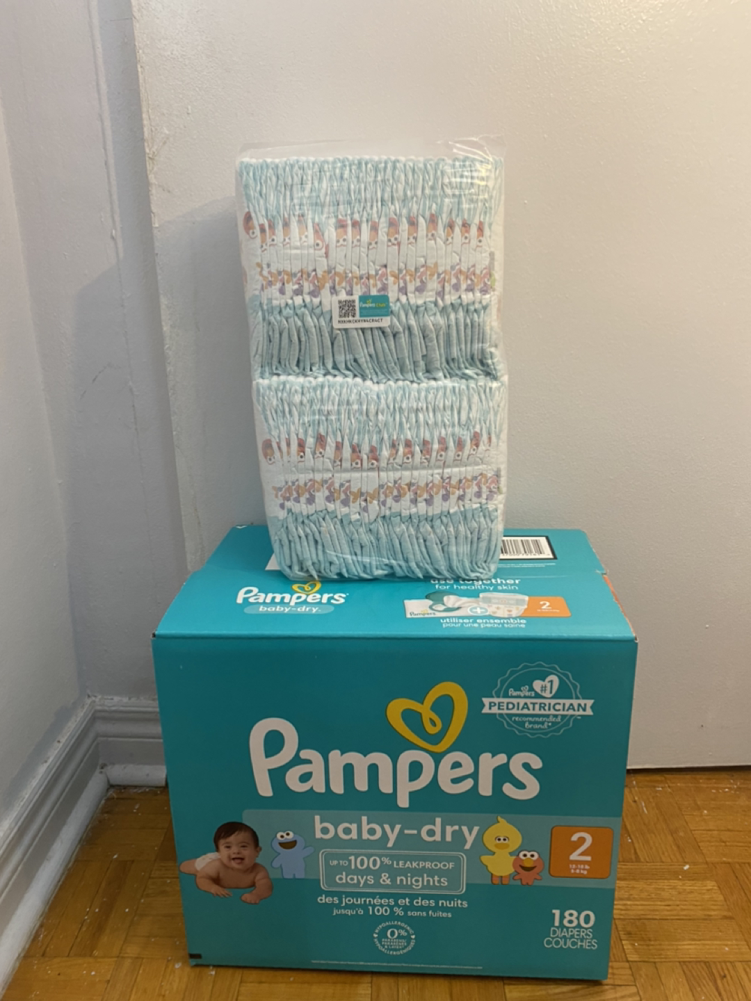 BNIP 60 pieces Pampers Size 2 image indicator(2)