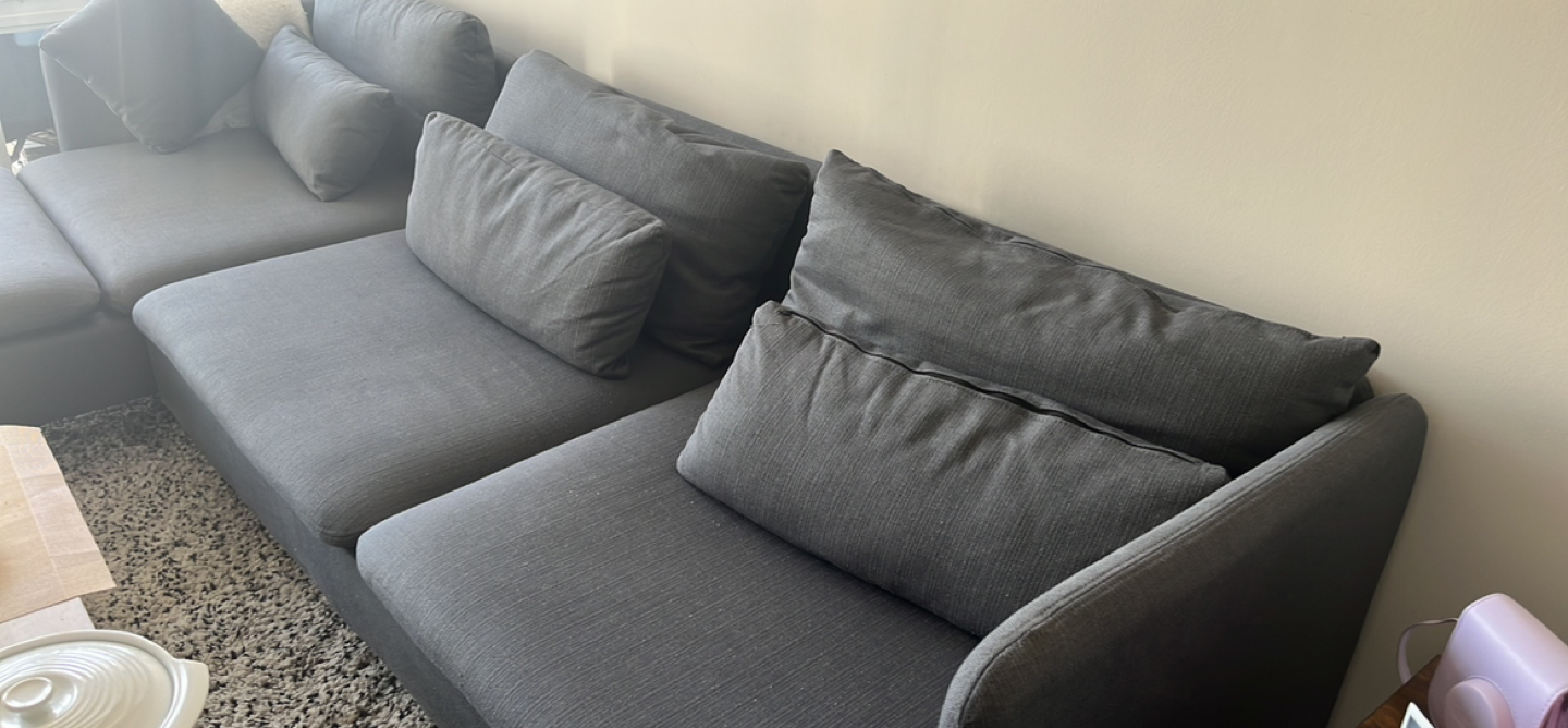 Dorrell 114.5" Wide Reversible Sofa & chaise (includes Pillows) - photo 4