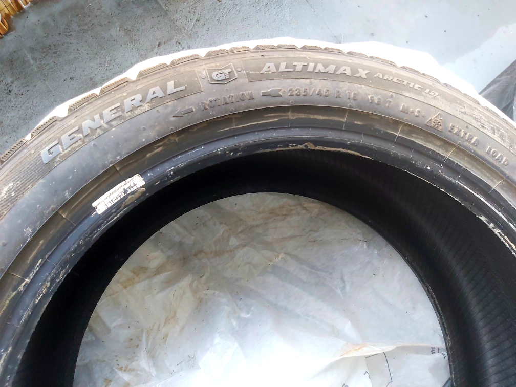 winter tire 235/45/18R - 4pc set - photo 2