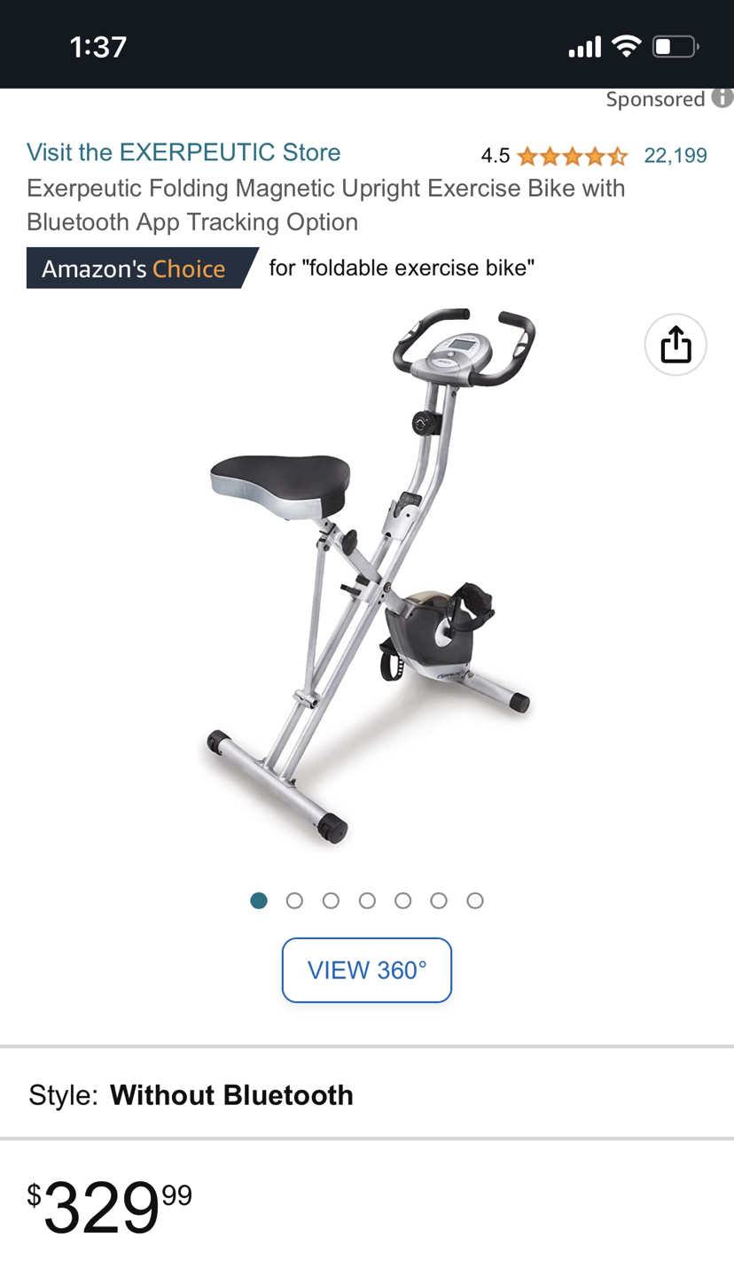 Compact exercise bike - photo 4