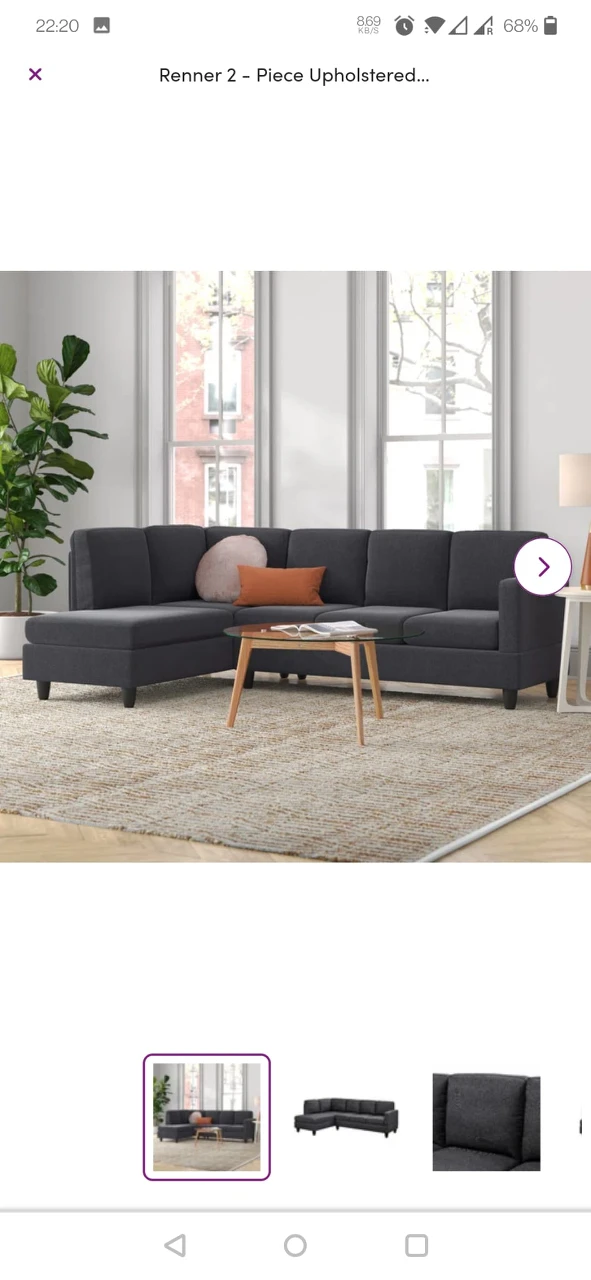 Best Deal!! Stylish Left hand sectional couch for Sale image indicator(5)