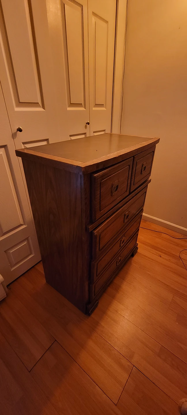 wooden chest of drawers - photo 3
