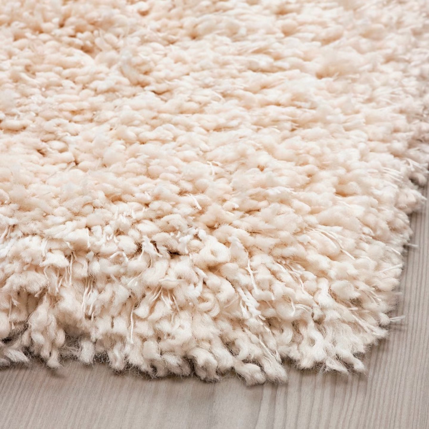 Off white high pile rug - photo 3
