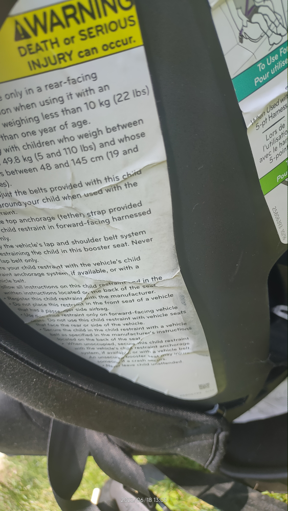 All in one convertible car seat  - photo 4