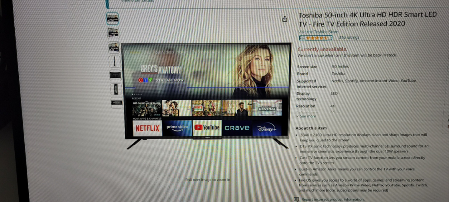 Toshiba 51 inch TV - photo 2