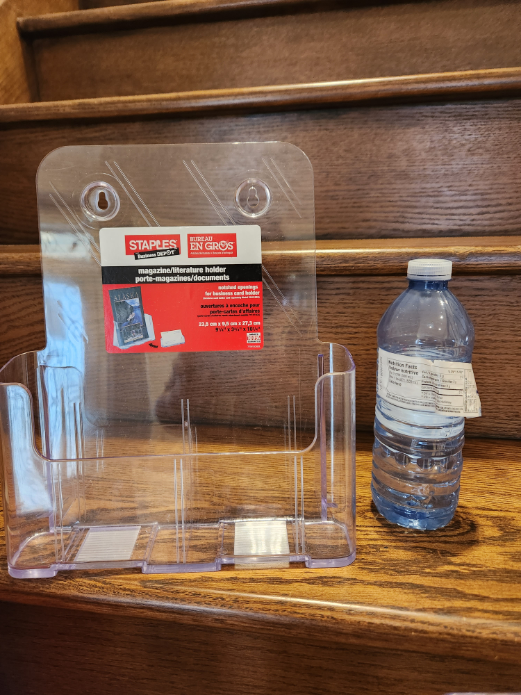 Brand New STAPLES Magazine/ literature/ brochure Holder
