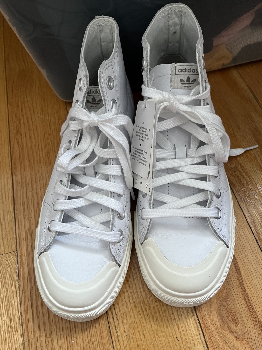 BRAND NEW Adidas High-Top White Sneakers - photo 3