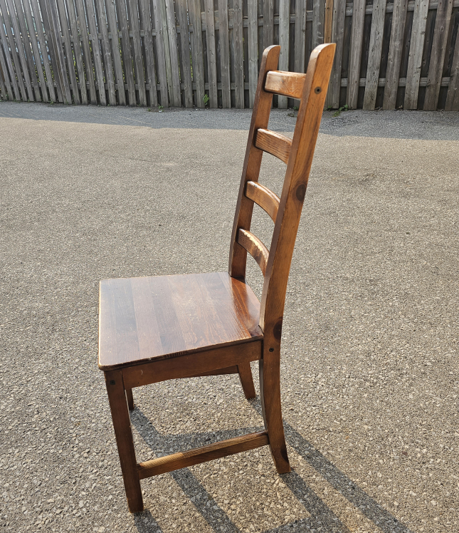 wood ikea chairs
