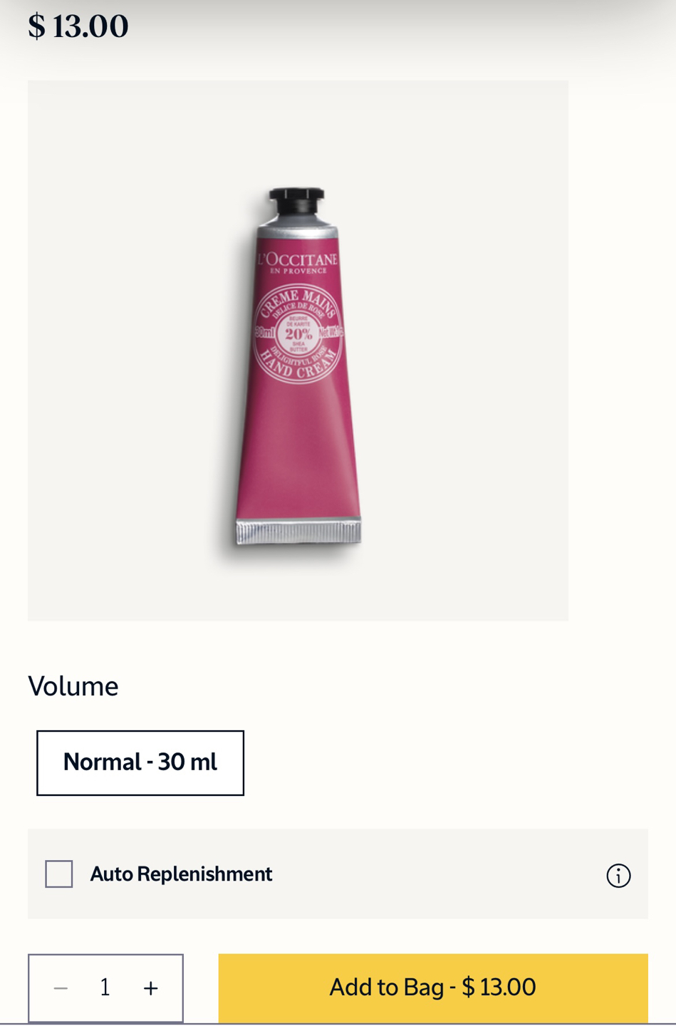 Loccitane hand cream thumbnail