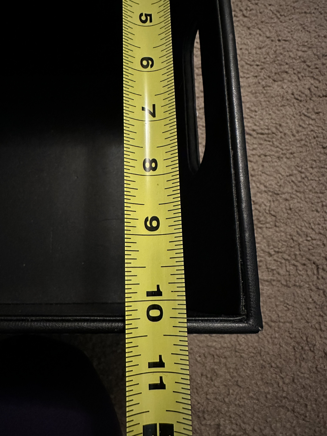 Black Faux Leather Storage Boxes image indicator(4)