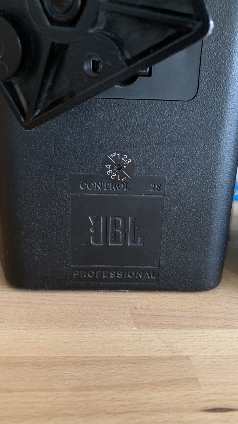 Good condition Black color JBL Control 28 speakers - photo 5
