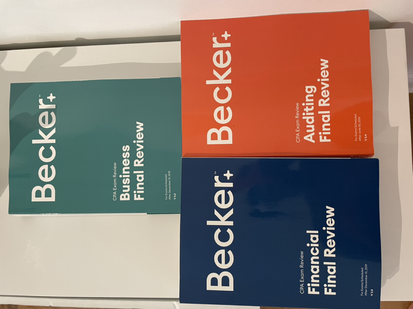Becker CPA Study books - photo 2