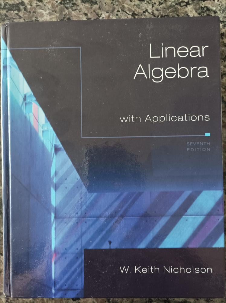Textbook hardcover Linear Algebra thumbnail