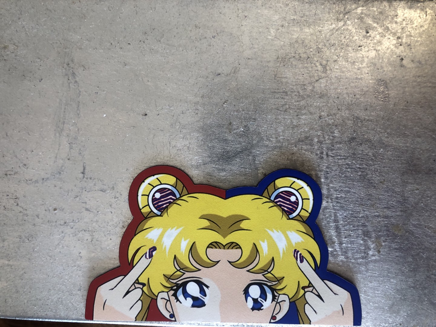 Sailor moon x Buffalo bills magnet