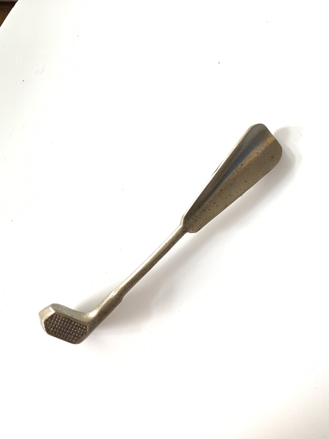 Brass Golf Club Figurine / Shoe horn thumbnail