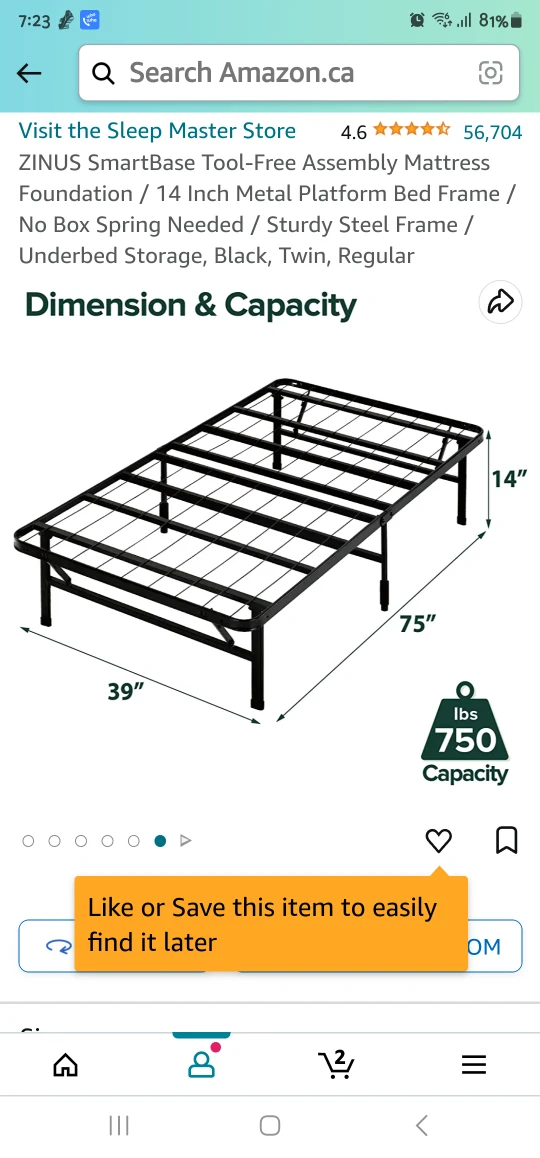 foldable bed frame