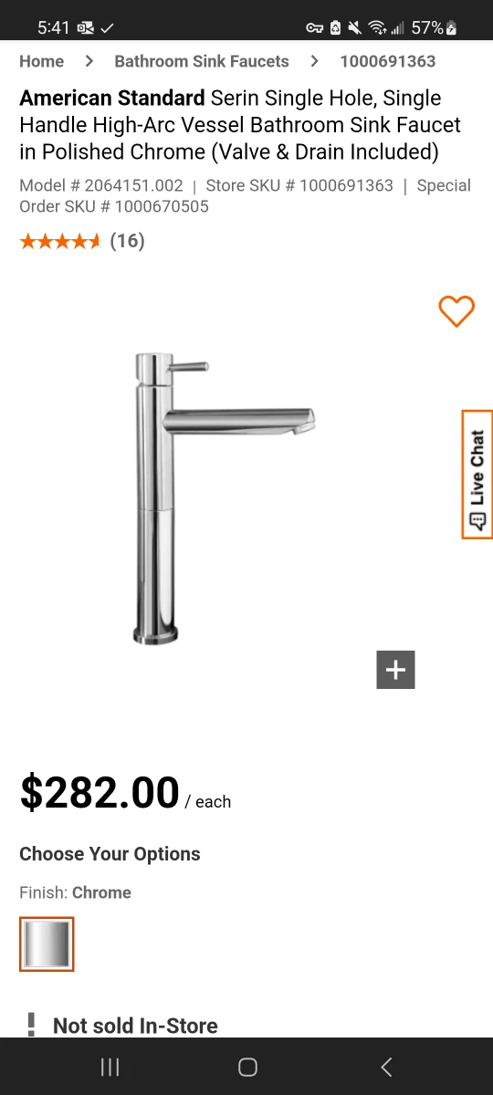 American Standard single handle high-arc faucet image indicator(3)