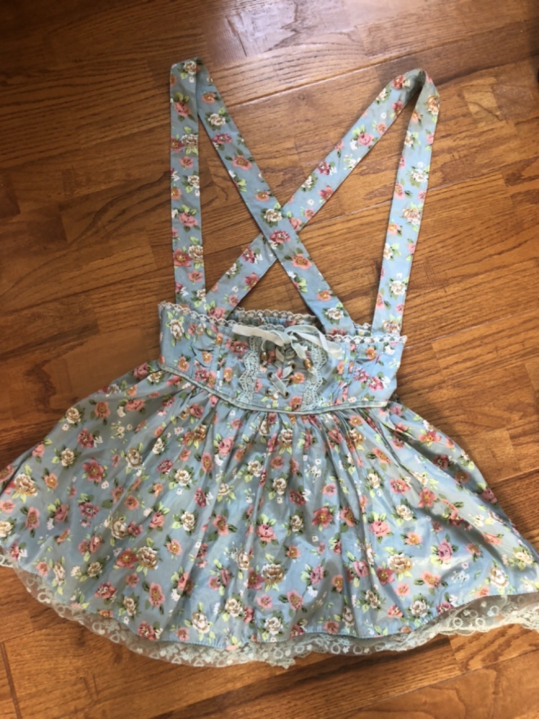 Floral Suspender Skort thumbnail