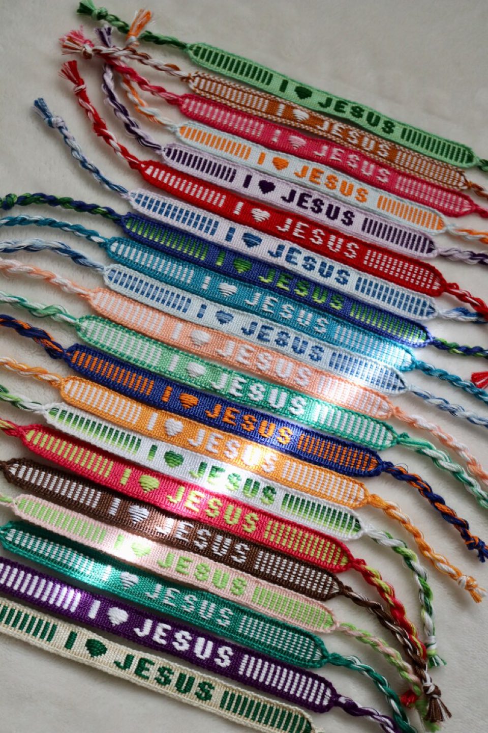 I love Jesus bracelets