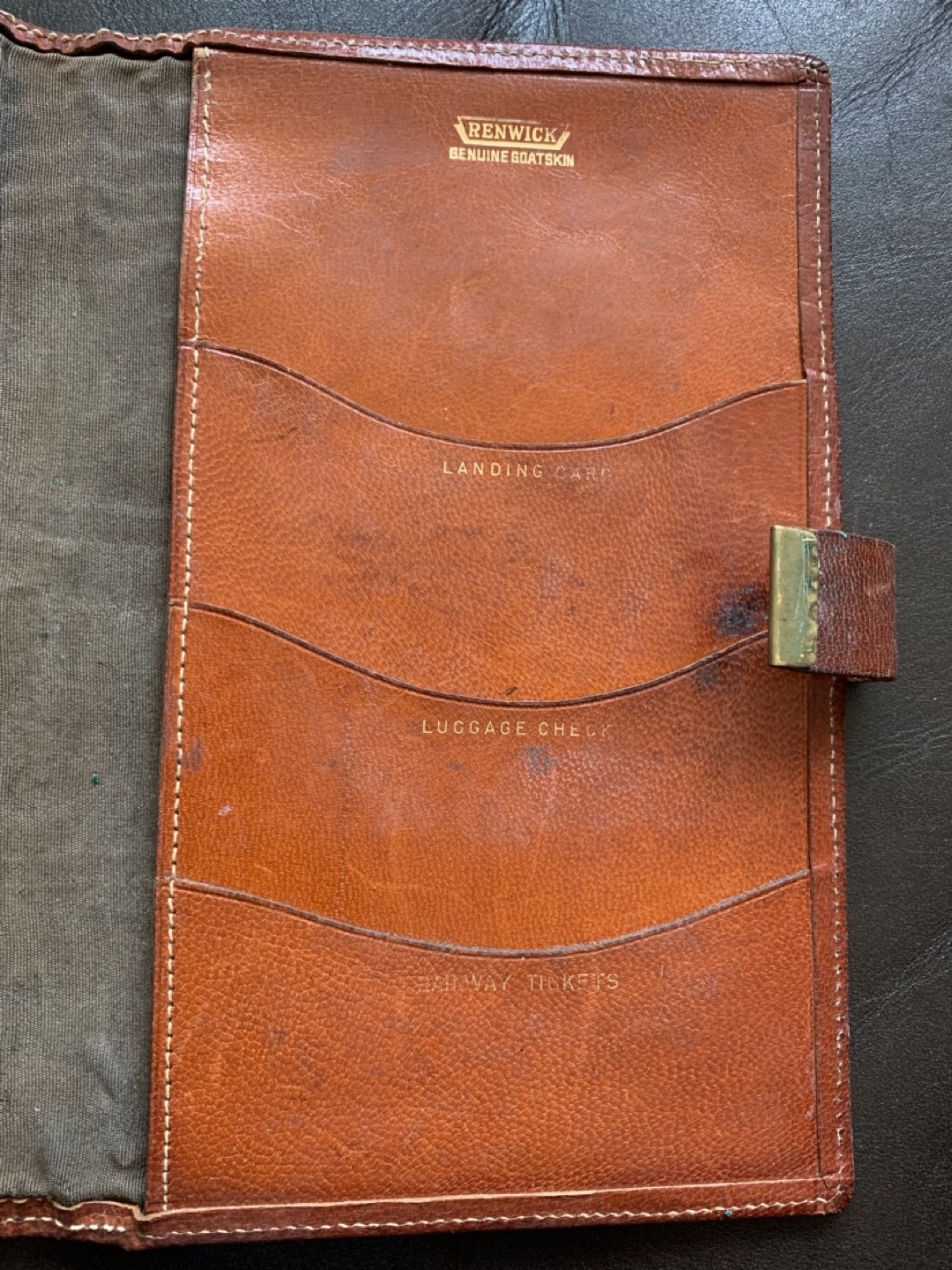 Vintage Leather Passport/Tavel Wallet 🌎 image indicator(3)
